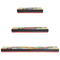 vidaXL 3 Piece Wall Shelf Set 100x20x6 cm Solid Wood Mango