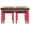 vidaXL Nesting Tables 3 pcs Solid Wood Mango