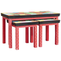 vidaXL Nesting Tables 3 pcs Solid Wood Mango
