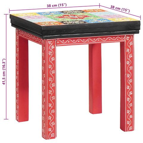 vidaXL Nesting Tables 3 pcs Solid Wood Mango