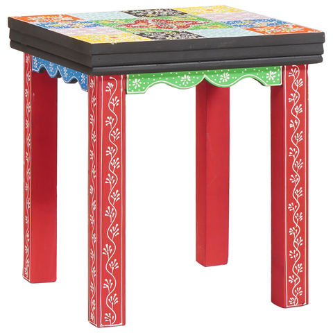 vidaXL Nesting Tables 3 pcs Solid Wood Mango