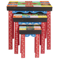 vidaXL Nesting Tables 3 pcs Solid Wood Mango
