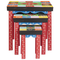 vidaXL Nesting Tables 3 pcs Solid Wood Mango