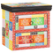 vidaXL Bedside Cabinet Multicoloured Solid Wood with Paint