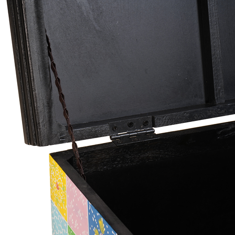 vidaXL Storage Box 60x40x40 cm Solid Wood Mango