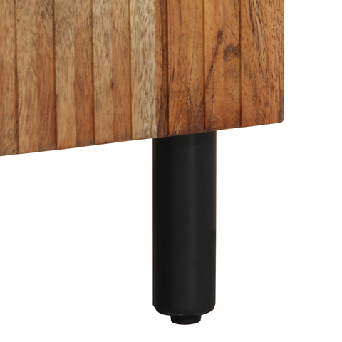 vidaXL Bathroom Cabinet 38x33x160 cm Solid Wood Acacia