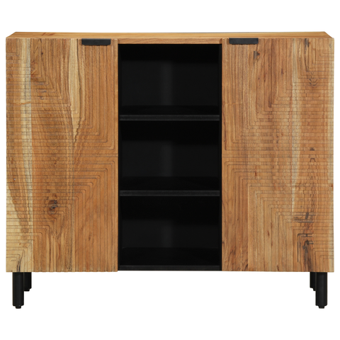 vidaXL Sideboard 90x33x75 cm Solid Wood Acacia