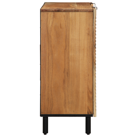 vidaXL Sideboard 90x33x75 cm Solid Wood Acacia
