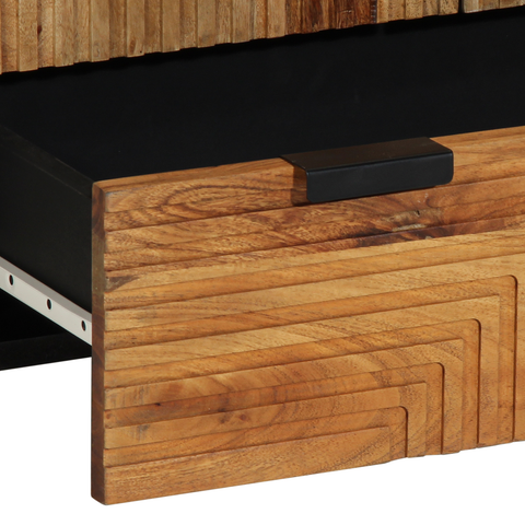 vidaXL Highboard 60x33x100 cm Solid Wood Acacia