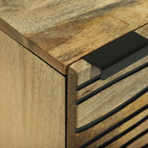 vidaXL Bedside Tables Brown and Black 40 x 33.5 x 46 cm