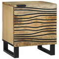 vidaXL Bedside Tables Brown and Black 40 x 33.5 x 46 cm