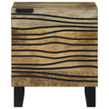vidaXL Bedside Tables Brown and Black 40 x 33.5 x 46 cm