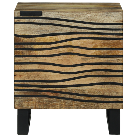 vidaXL Bedside Tables Brown and Black 40 x 33.5 x 46 cm