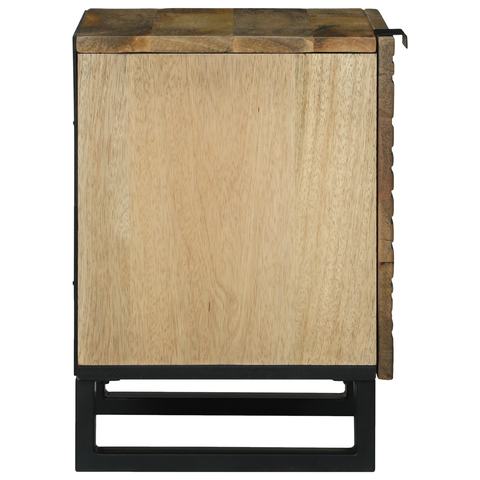 vidaXL Bedside Tables Brown and Black 40 x 33.5 x 46 cm