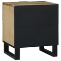 vidaXL Bedside Cabinet 40x33.5x46 cm Solid Wood Mango and Engineered Wood