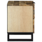 vidaXL Bedside Cabinets 2 pcs 40x33.5x46 cm Solid Wood Mango and Engineered Wood