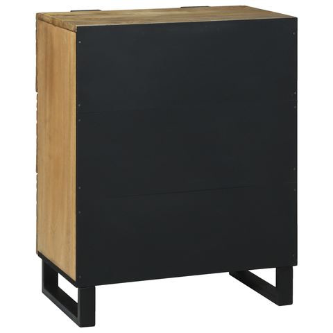 vidaXL Sideboard 60x33.5x75 cm Solid Wood Mango
