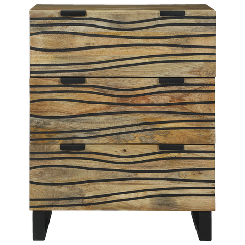 vidaXL Sideboard 60x33.5x75 cm Solid Wood Mango