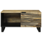 vidaXL Coffee Tables with Shelf Geometric Brown 80 x 50 x 40 cm Solid mango wood