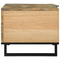 vidaXL Coffee Tables with Shelf Geometric Brown 80 x 50 x 40 cm Solid mango wood