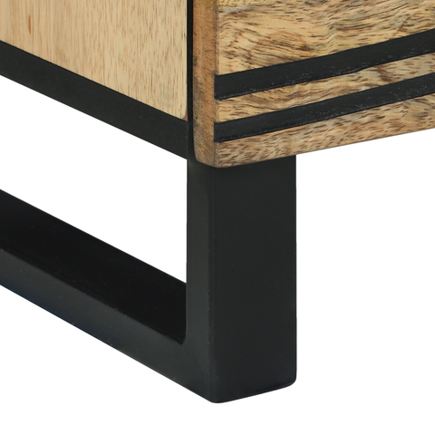 vidaXL Bedside Cabinets 2 pcs 40x33x46 cm Solid Wood Mango