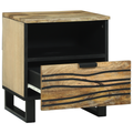 vidaXL Bedside Cabinets 2 pcs 40x33x46 cm Solid Wood Mango