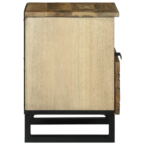 vidaXL Bedside Cabinets 2 pcs 40x33x46 cm Solid Wood Mango