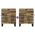 vidaXL Bedside Cabinet 50x33x60 cm – Solid Mango Wood