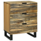 vidaXL Bedside Cabinet 50x33x60 cm Solid Wood Mango