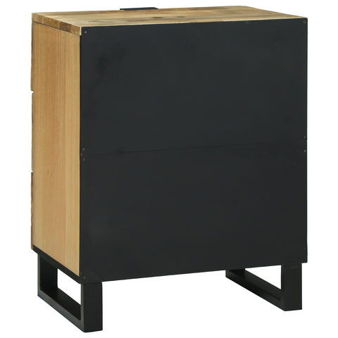 vidaXL Bedside Cabinet 50x33x60 cm Solid Wood Mango