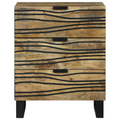 vidaXL Bedside Cabinet 50x33x60 cm Solid Wood Mango