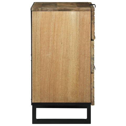 vidaXL Bedside Cabinet 50x33x60 cm Solid Wood Mango