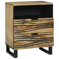vidaXL Bedside Cabinet 50x33x60 cm Solid Wood Mango