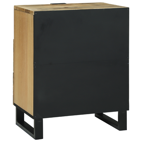 vidaXL Bedside Cabinet 50x33x60 cm Solid Wood Mango