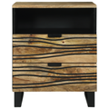 vidaXL Bedside Cabinet 50x33x60 cm Solid Wood Mango