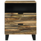 vidaXL Bedside Cabinet 50x33x60 cm Solid Wood Mango