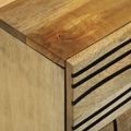 vidaXL Bedside Cabinet 50x33x60 cm Solid Wood Mango