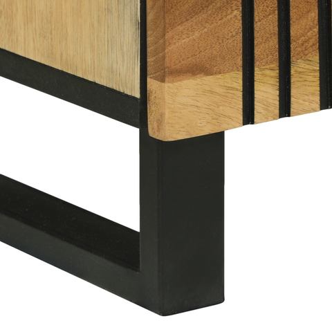 vidaXL Bedside Cabinet 50x33x60 cm Solid Wood Mango
