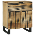 vidaXL Bedside Cabinet 50x33x60 cm Solid Wood Mango