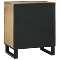 vidaXL Bedside Cabinet 50x33x60 cm Solid Wood Mango