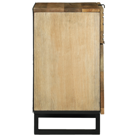 vidaXL Bedside Cabinet 50x33x60 cm Solid Wood Mango