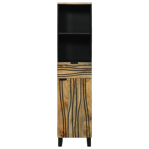 vidaXL Bathroom Cabinet 38x33.5x160 cm Solid Wood Mango