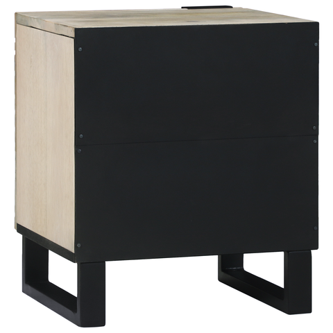 vidaXL Bedside Tables Natural 40 x 33.5 x 46 cm