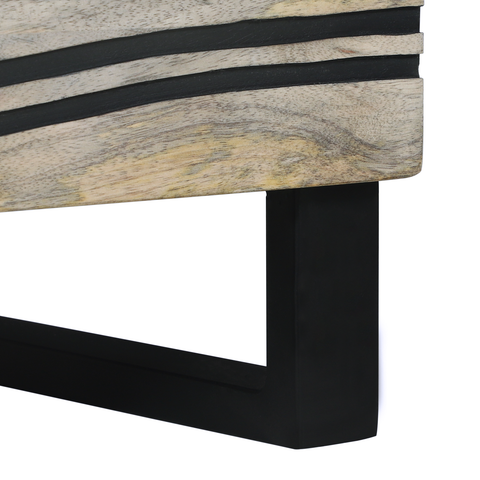 vidaXL Bedside Tables with Drawer White and black 40 x 33.5 x 46 cm