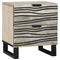 vidaXL Bedside Tables with Drawer White and black 40 x 33.5 x 46 cm