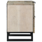 vidaXL Bedside Tables with Drawer White and black 40 x 33.5 x 46 cm