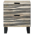 vidaXL Bedside Tables with Drawer 2 pcs Walnut 40 x 33.5 x 46 cm