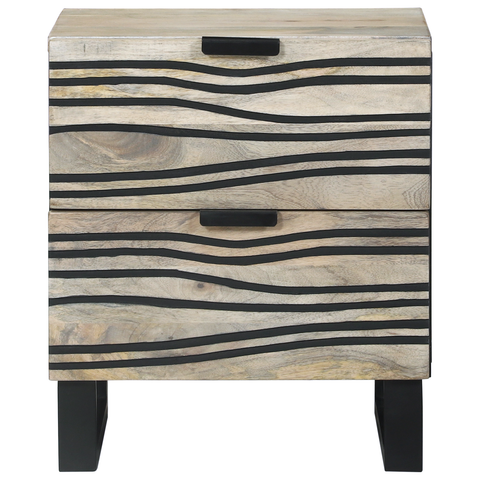 vidaXL Bedside Tables with Drawer 2 pcs Walnut 40 x 33.5 x 46 cm