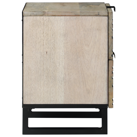 vidaXL Bedside Tables with Drawer 2 pcs Walnut 40 x 33.5 x 46 cm