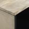 vidaXL Coffee Tables White, Black 80 x 50 x 40 cm Solid mango wood